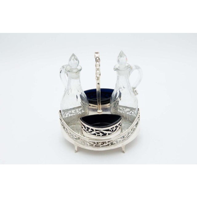 Cruet with Silver Structure, Set of 3 For Sale - Image 4 of 4