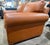 Ethan Allen Ethan Allen Rust Leathter "Conor" Loveseat For Sale - Image 4 of 5