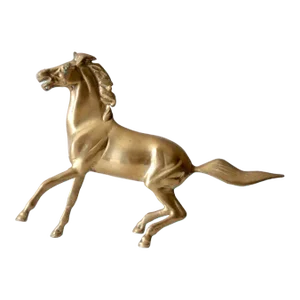Mid Century Brass Horse Figure