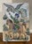 Exquisite Vintage Persian Qajar Style Ceramic Tile: Prince on Horseback For Sale In Miami - Image 6 of 16
