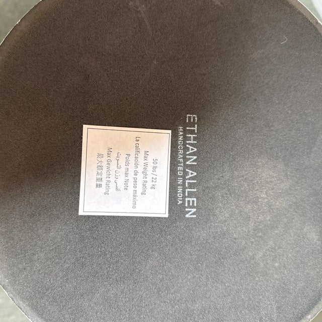 Ethan Allen Matte Geo Accent Table For Sale - Image 9 of 11