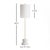 With a tall, narrow profile and geometric turned woodWhitewash base, this lamp is perfect to flank both sides of a long...