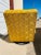Vintage 1970s Mid Century Modern Gold Swivel Accent Chair For Sale - Image 6 of 11