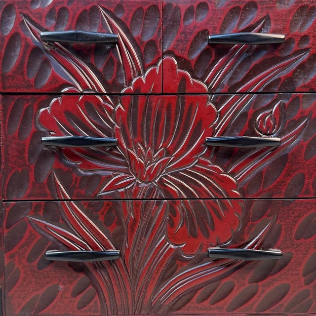 Kamakura-Bori Haribako Jewellery Chest, Japan, 1980s For Sale - Image 4 of 9