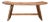 Andrianna Shamaris Minimalist Teak Wood Bench For Sale