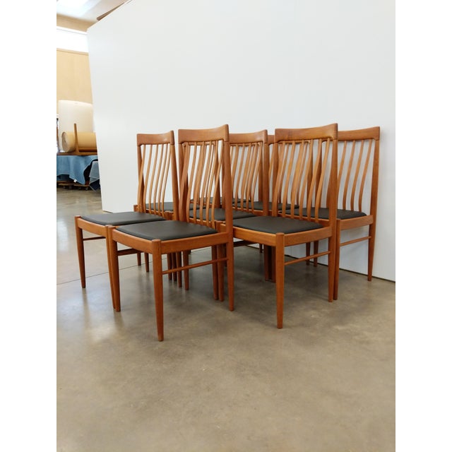 Set of 8 Vintage Danish Modern Dining Chairs by Bramin For Sale In New York - Image 6 of 9