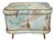 Pastel Patterned Laundry Ottoman, 1950s For Sale