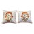 Contemporary Mughal Style White Cotton Embroidered Pillows - A Pair For Sale