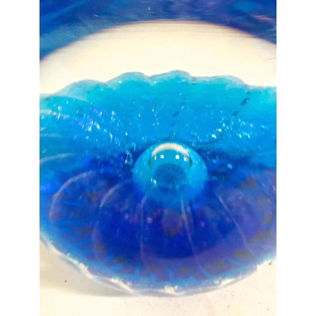 Late 20th Century Vintage Sea Urchin Bubble Glass Sculpture For Sale - Image 5 of 6
