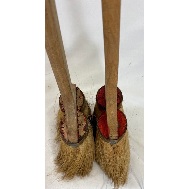 Vintage Pair of Victory Brand Boar’s Hair Artists/ Paint Brushes From