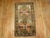 Mid 20th Century Vintage Zabihi Collection Turkish Village Brown Throw 20th Century Rug - 2' x 3'6" For Sale - Image 5 of 6