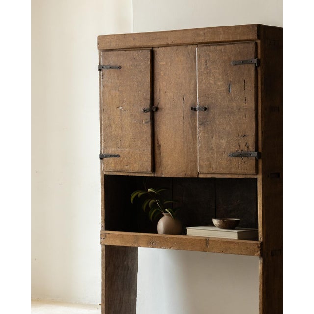 Spanish Oak Cabinet, 1600 For Sale - Image 6 of 17