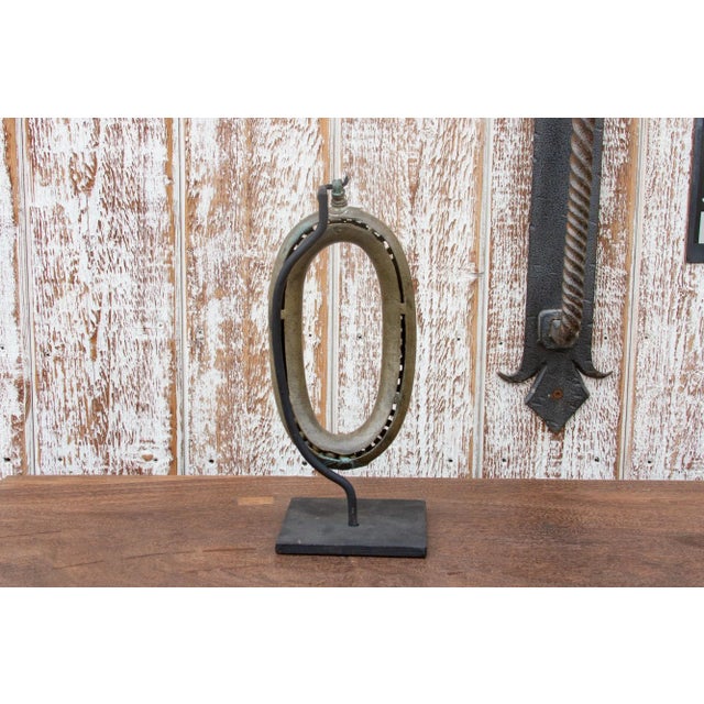 Bronze African Aged Bronze Tribal Anklet For Sale - Image 8 of 9