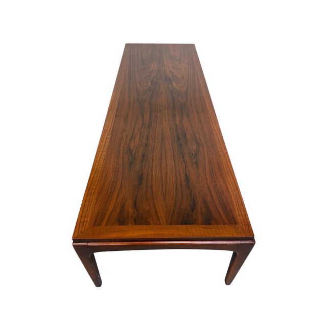 Lane Furniture Mid-Century Modern Lane Rhythm Walnut Coffee Table For Sale - Image 4 of 5