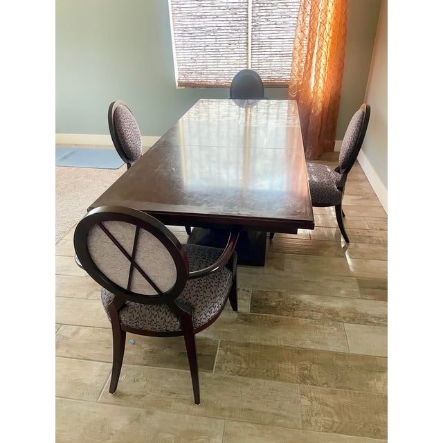 Metal Rare Set of 4, Authenticated, Barbara Barry for Baker Furniture Oval X-Back Chairs For Sale - Image 7 of 15