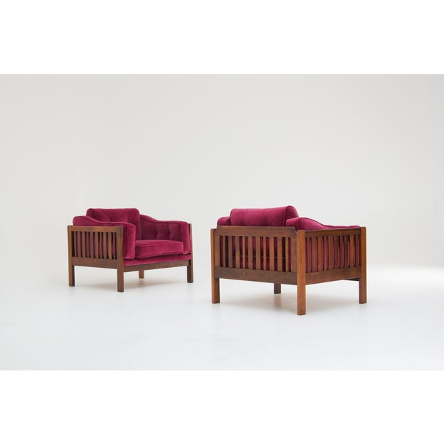Wood Monte Carlo Armchairs by Ingvar Stockum, 1960s, Set of 2 For Sale - Image 7 of 14