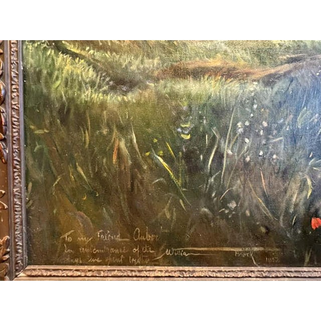 1900 - 1909 William Brock, Towards the Close of Day, 1907, Oil on Canvas For Sale - Image 5 of 11