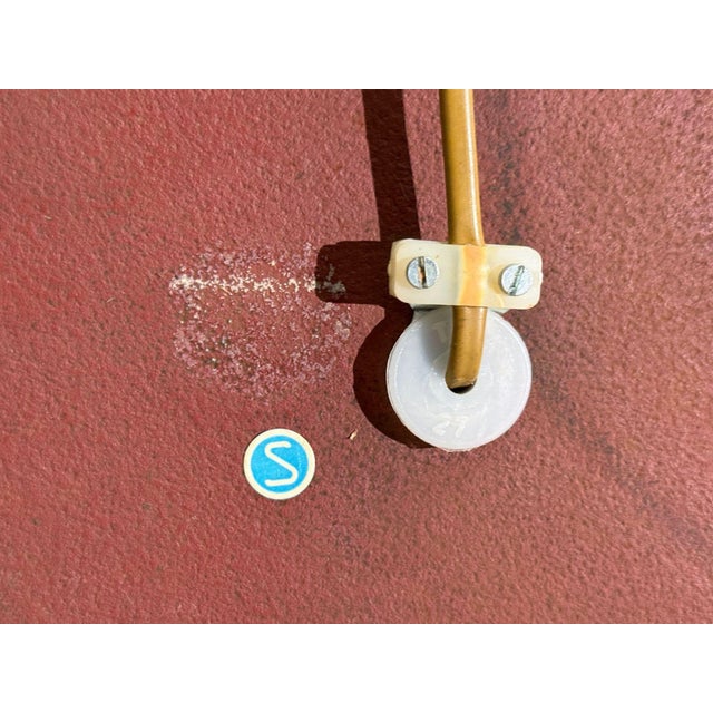 Armaturhantverk Göteborg, Articulating Floor Lamps, Brass, Fabric, Sweden, 1960s For Sale - Image 15 of 15