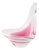 Organic Pink and White Coquille Bowl by Paul Kedelv for Flygfors, 1950s For Sale