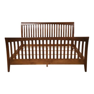 1990s Ethan Allen American Impressions King Cherry Bed For Sale