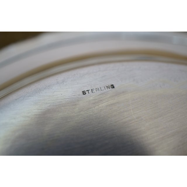 Antique Baltimore & Woodside Sterling Silver Bread & Butter Plates 557g 6" - Set of 8 For Sale - Image 10 of 12