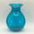 Blue Mid-Century Modern Blenko Seabreeze Diamond Optic Pitcher With Clear Handle (Large, 2014/2015 Catalogue #1010d) Rough Pontil For Sale - Image 8 of 18