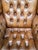 Large English Wing Back Chair of Tufted Tanned Leather With Nail-Head Trim For Sale - Image 9 of 16