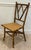 Wood Antique Tortoise Rattan Bamboo Side Chair For Sale - Image 7 of 11