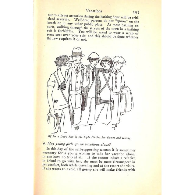 "Standard Etiquette" 1925 Richardson, Anna Steese For Sale - Image 11 of 11