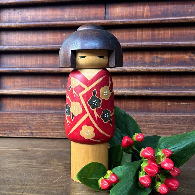 1970s Vintage Japanese Sosaku Kokeshi, 1970s For Sale - Image 5 of 9