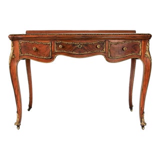 French Louis XV Style Ormolu Desk For Sale