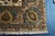 Traditional Hand Knotted Cream Blue Floral All Over Wool Area Rug 9' X 12' For Sale - Image 6 of 14