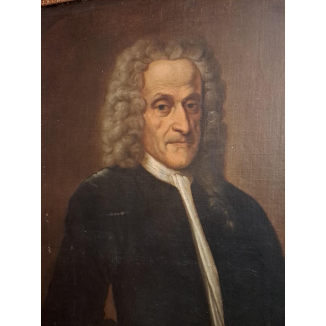 Mid 18th Century French Nobleman, 1760, Oil on Canvas For Sale - Image 5 of 7