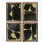 "Elementi" Contemporary Abstract Set of Four Minimalist Paintings on Paper by Artist r.k. Red For Sale