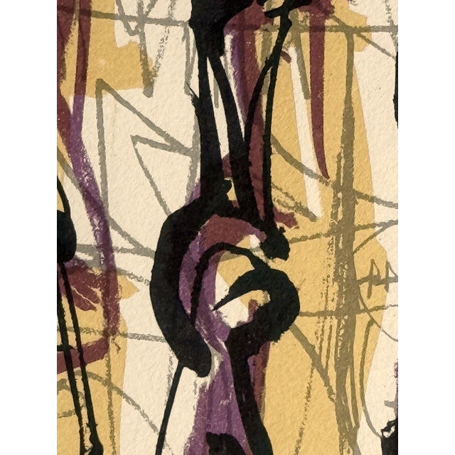 Henry Moore (British 1898-1986) Thirteen Standing Figures Lithograph Print, 1958 For Sale - Image 10 of 11