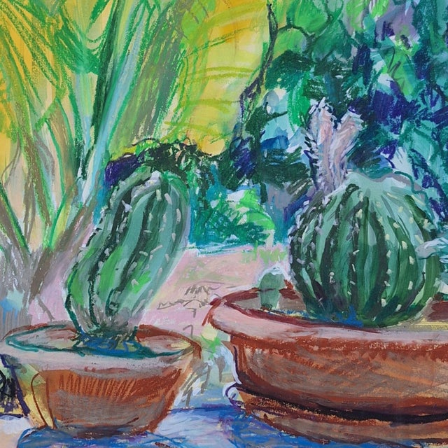 Contemporary Agapi Wieruszewska, Crete: Chania Plants: Motives from Greece, Watercolour on Paper, 2023 For Sale - Image 3 of 5