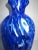 Glass 2000s Cobalt Blue Art Glass Vase For Sale - Image 7 of 9