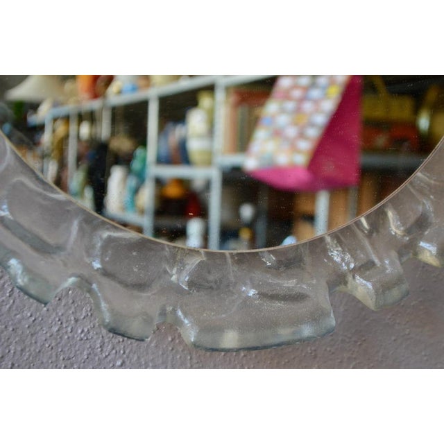 Vintage Round Backlit Mirror from Hillebrand Lighting For Sale - Image 5 of 9