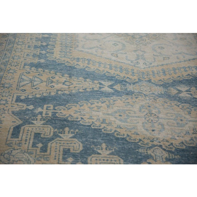 1960s Vintage Distressed Veece Carpet - 6'11" x 10'2" For Sale - Image 5 of 12