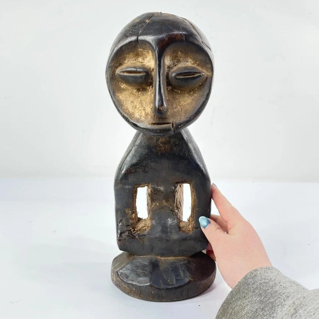 Wood Early 20th Century Lega Figure For Sale - Image 7 of 7