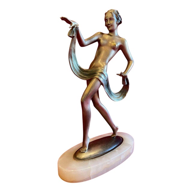 Dancer in Bronze by Joseph Lorenzl For Sale