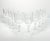 Contemporary Cristal D’Arques “Longchamp” Set of 8 Crystal Wine Glasses For Sale - Image 3 of 7