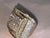 2010s 14k Yellow Gold Diamond Cocktail Ring For Sale - Image 5 of 7