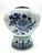 Ceramic Blue Delft Baluster Vase with Lid For Sale - Image 7 of 14