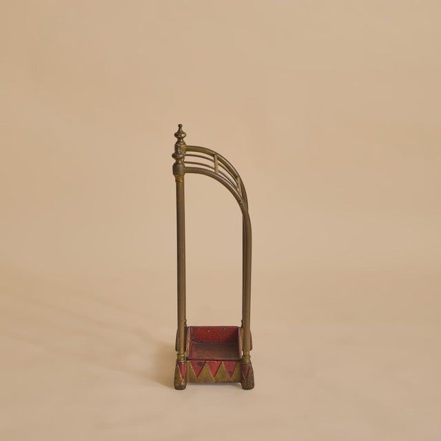 19th Century English Brass Umbrella Stand For Sale - Image 4 of 12