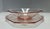 Glass Early 20th Century Art Deco Blush Pink Etched Glass Handled Bowl With Fitted Underplate For Sale - Image 7 of 9