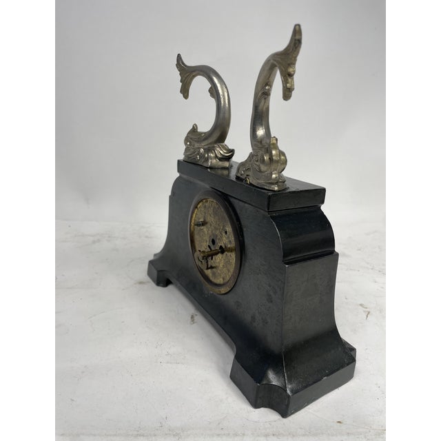 Liberty Clock with Fish, 1920s For Sale - Image 13 of 14