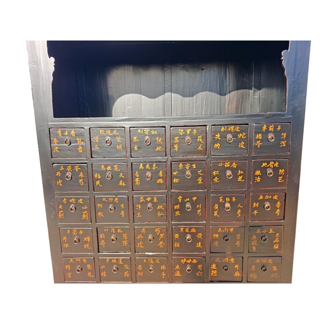 19th Century Chinese Apothecary Cabinet For Sale In Greensboro - Image 6 of 7
