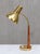 Mid-Century Modern Adjustable Table Lamp in Brass and Teak from Boréns Borås, Sweden, 1960s For Sale - Image 3 of 11