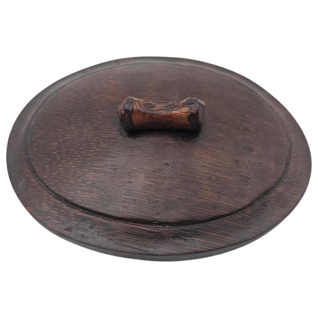 Mid-20th Century Chinese Scholar Style Hand Carved Wood Tea Caddies 12" - a Pair For Sale - Image 12 of 18